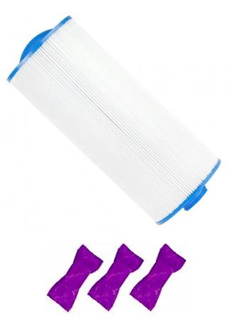 Pleatco PDO UF25 Replacement Filter Cartridge with 3 Filter Washes